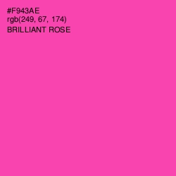 #F943AE - Brilliant Rose Color Image